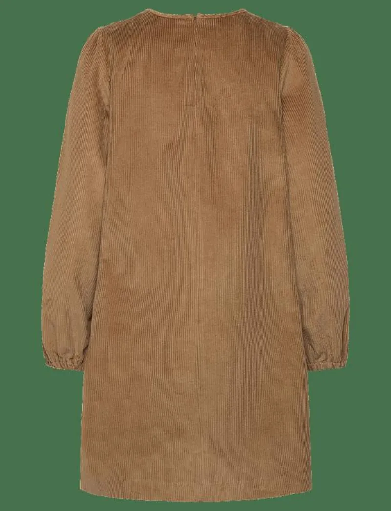SLFJENNY LS O-NECK CORDUROY DRESS D2 - Korta klänningar|Selected Outlet