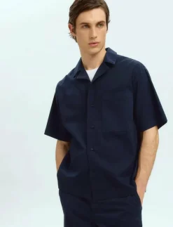 SLHRELAXED JONAS SS SHIRT RESORT EX - Kortärmade|Selected Best