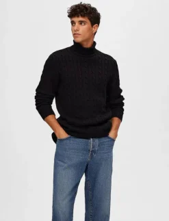SLHRYAN STRUCTURE ROLL NECK - Polokrage|Selected