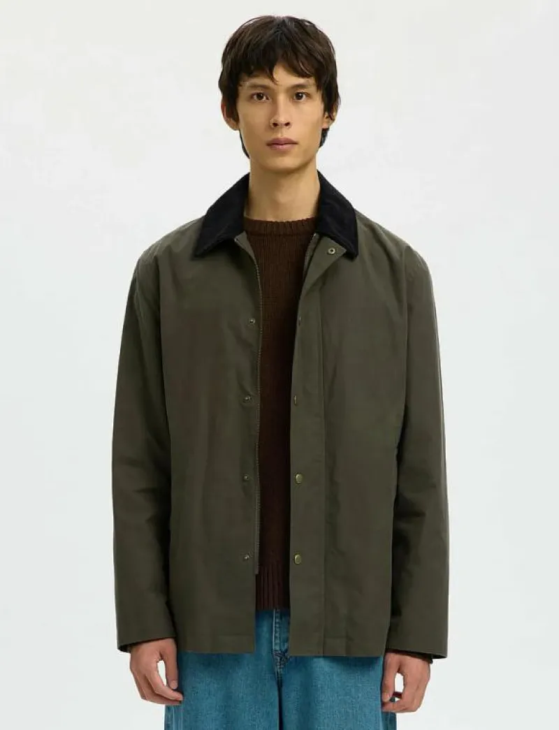 SLHWALTER WAXED COTTON 2.0 JKT NOOS - Tunna jackor|Selected Clearance