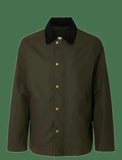 SLHWALTER WAXED COTTON 2.0 JKT NOOS - Tunna jackor|Selected Clearance