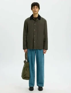 SLHWALTER WAXED COTTON 2.0 JKT NOOS - Tunna jackor|Selected Clearance