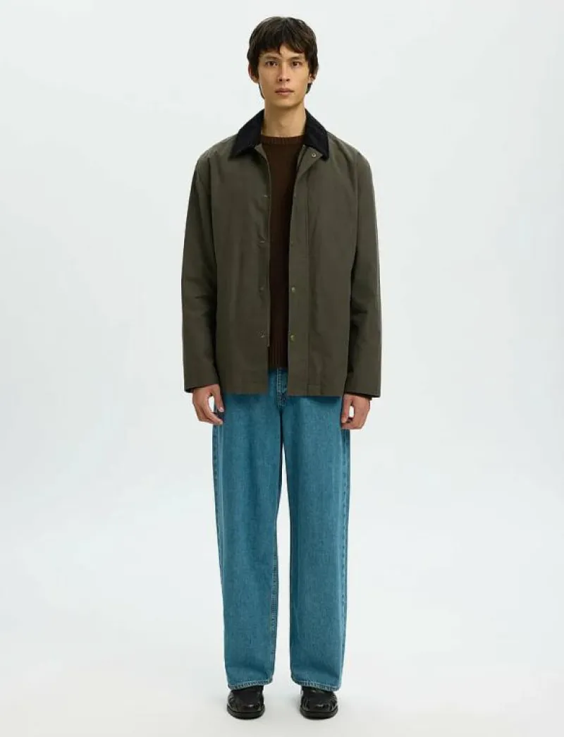 SLHWALTER WAXED COTTON 2.0 JKT NOOS - Tunna jackor|Selected Clearance