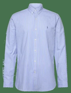 Slim Fit Striped Stretch Poplin Shirt - Randiga skjortor|Polo Ralph Lauren