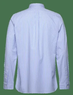 Slim Fit Striped Stretch Poplin Shirt - Randiga skjortor|Polo Ralph Lauren