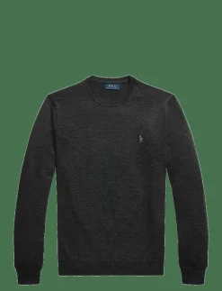 Slim Fit Washable Wool Crewneck Sweater - Rundhalsad|Polo Ralph Lauren Online