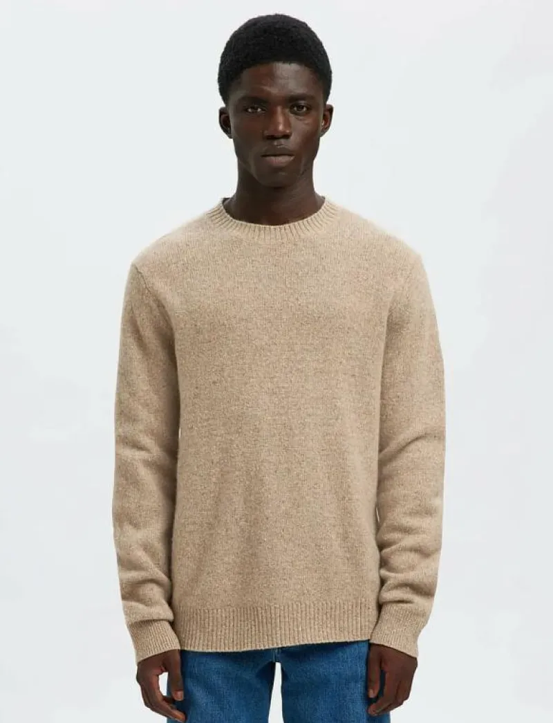 SLMNEIL LS KNIT NEPS CREW NECK - Rundhalsad|Selected Discount