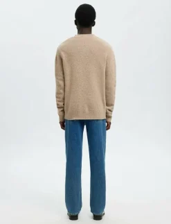 SLMNEIL LS KNIT NEPS CREW NECK - Rundhalsad|Selected Discount