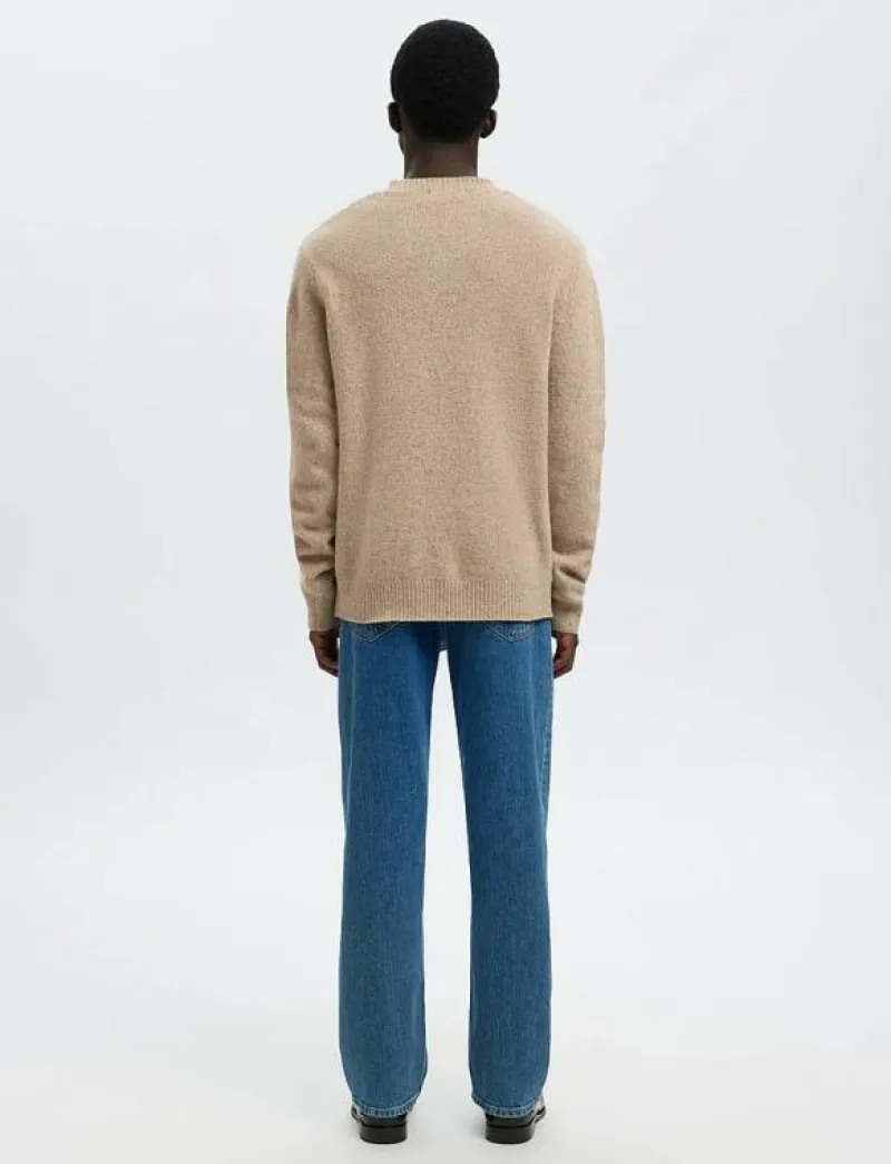 SLMNEIL LS KNIT NEPS CREW NECK - Rundhalsad|Selected Discount