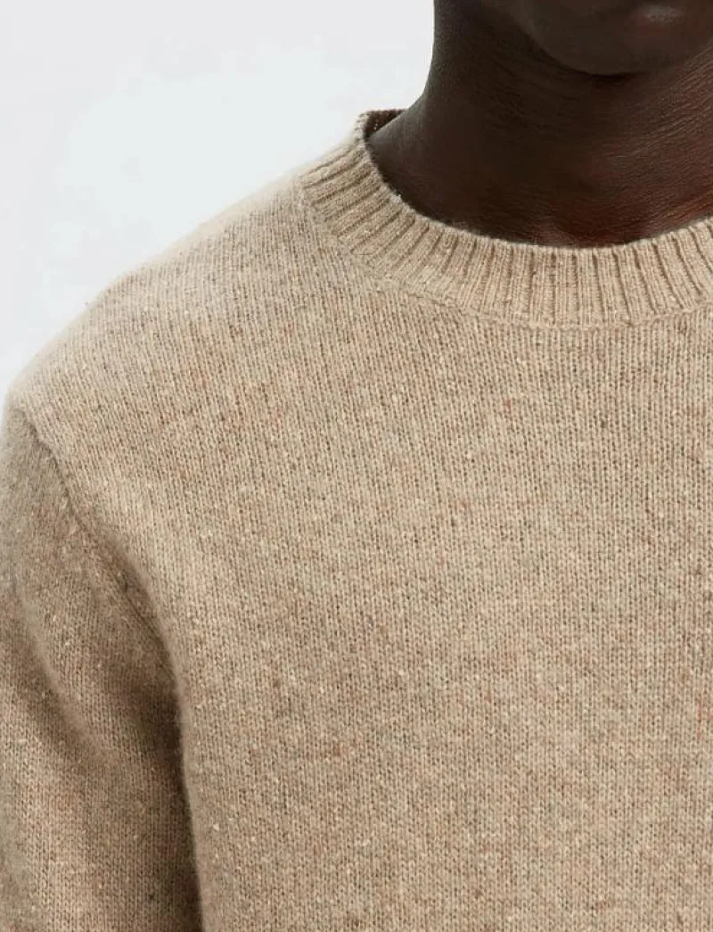 SLMNEIL LS KNIT NEPS CREW NECK - Rundhalsad|Selected Discount