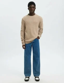 SLMNEIL LS KNIT NEPS CREW NECK - Rundhalsad|Selected Discount