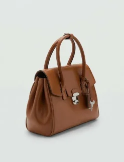 Small city handbag with flap - Handväskor|Mango New