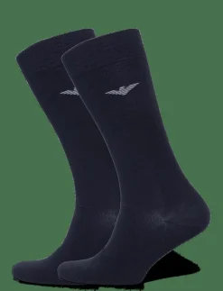Emporio Armani SOCK - Vanliga strumpor 00135-MARINE