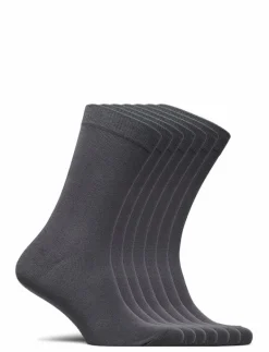 Resteröds Socks 5-Pack Organic Cotton - Vanliga strumpor GREY Outlet