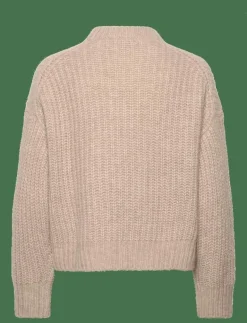 Filippa K Soft Alpaca Sweater - Stickat LIGHT BEIGE New