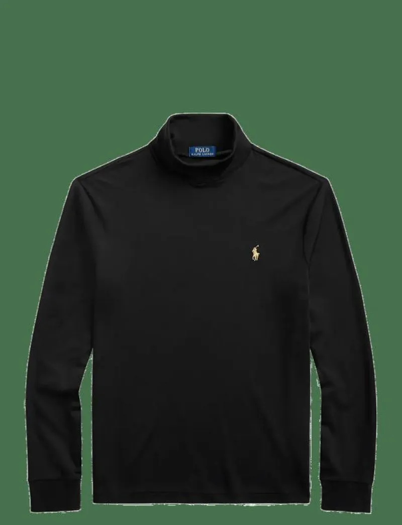Soft Cotton Turtleneck - Långärmade t-shirts|Polo Ralph Lauren New