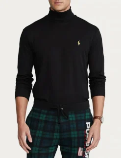 Soft Cotton Turtleneck - Långärmade t-shirts|Polo Ralph Lauren New