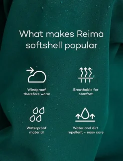 Reima Softshell mittens, Osaten - Vantar BLACK Best