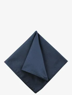 Portia 1924 Solid Silk Pocket Square - Näsdukar NAVY