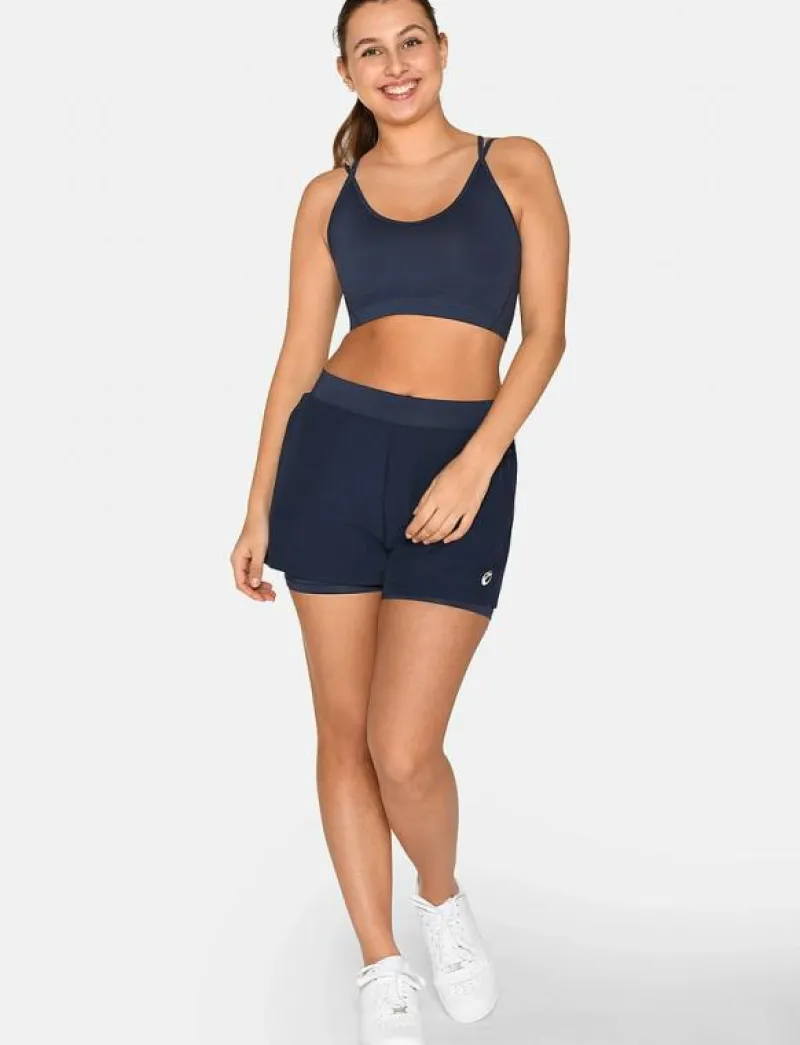 ZEBDIA Sports Bra w./Slim Straps - Sport BH:ar NAVY Clearance