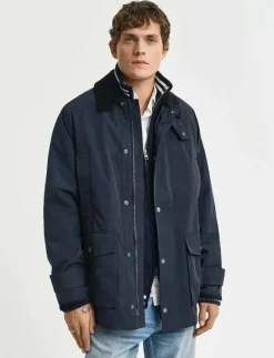 GANT SPRING DECKER JACKET - Tunna jackor EVENING BLUE Outlet