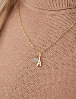 Design Letters Square Link Chain - Kedjehalsband GOLD Online