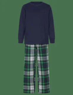 Ralph Lauren Kids S6-SLEEPWEAR PANT SET - Set WHITE GORDON PLAID Best