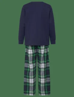Ralph Lauren Kids S6-SLEEPWEAR PANT SET - Set WHITE GORDON PLAID Best