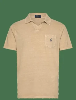 Standard Fit Cotton-Linen Polo Shirt - Kortärmade pikéer|Polo Ralph Lauren Hot