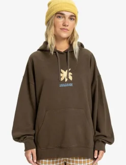 Quiksilver STANDARD HOODIE - Huvtröjor CHOCOLATE BROWN Sale