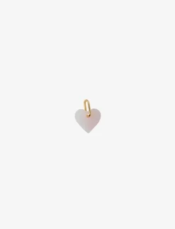 Design Letters STONE HEART, GOLD - Hängen & Berlocker PINK Clearance