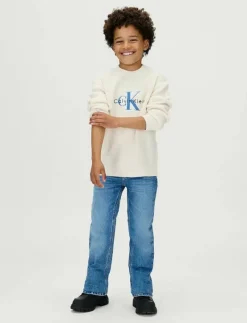 Calvin Klein STRAIGHT - Regular jeans STONE MID BLUE