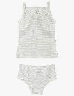 STRAP TOP AND UNDERPANTS STRIPED - Underklädesset|Copenhagen Colors