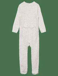 Copenhagen Colors STRIPED JERSEY FULL BODY W. BACK OPENING - Långärmad bodysuit GREY STRIPE
