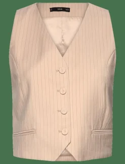 Striped suit waistcoat - Kavajer|Mango Best