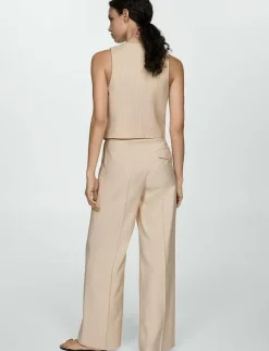 Striped suit waistcoat - Kavajer|Mango Best