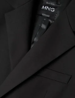 Structured double fabric coat with belt - Ullkappor|Mango Sale