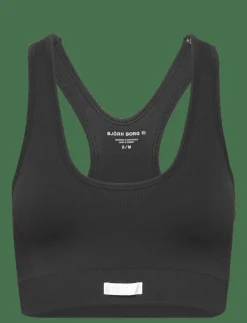 Björn Borg STUDIO LOW SEAMLESS BRA - Sport BH:ar BLACK BEAUTY New
