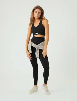 Björn Borg STUDIO LOW SEAMLESS BRA - Sport BH:ar BLACK BEAUTY New