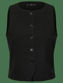 Suit waistcoat with buttons - Stickade västar|Mango Clearance