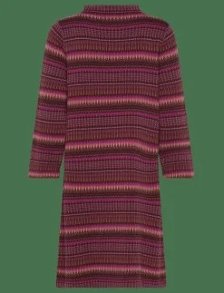 Jumperfabriken Sunday LS Dress - Midiklänningar BURGUNDY Hot
