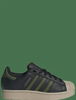 adidas Originals SUPERSTAR II J - Låga sneakers CBLACK/TECOLI/WONBEI New