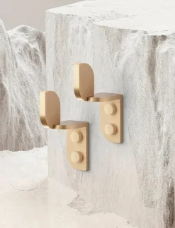 ChiCura Tabula Wall Hooks (2 pcs.) - Krokar BRASS Online