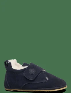 Wheat Taj Wool Indoor Shoe - Inneskor NAVY Clearance
