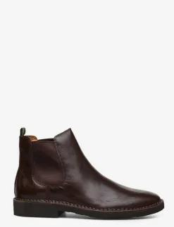 Polo Ralph Lauren Talan Leather Chelsea Boot - Chelsea boots POLO BROWN Hot