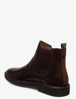 Polo Ralph Lauren Talan Leather Chelsea Boot - Chelsea boots POLO BROWN Hot