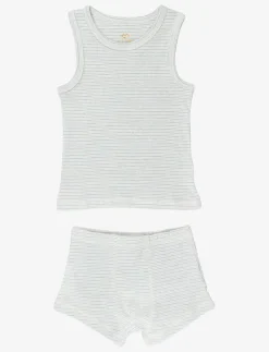 TANK-TOP AND BOXERSHORTS STRIPED - Underklädesset|Copenhagen Colors Best
