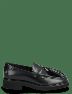 TASSEL SQUARISH TOE LTHR LOAFER - Platta skor|Tommy Hilfiger Online