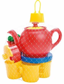 TEA SET IN NET L:19 CM 17 PCS - Leksakskök & Tillbehör|Dantoy Best