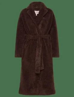 Teddy Long Coat - Fuskpäls|A-View Best